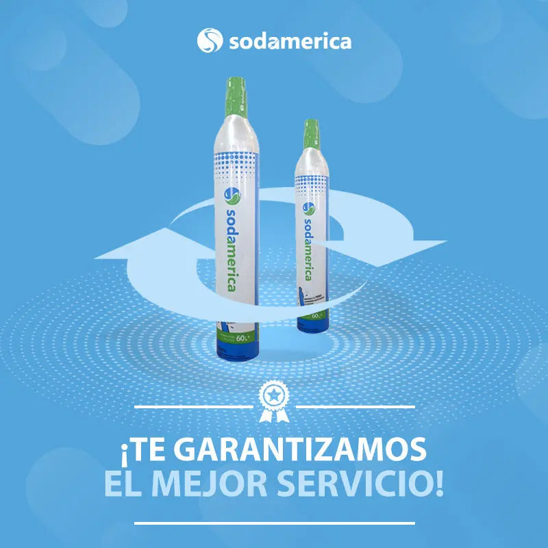 Recambio de cilindro de CO2 Sodamerica