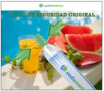 Recambio de cilindro de CO2 Sodamerica